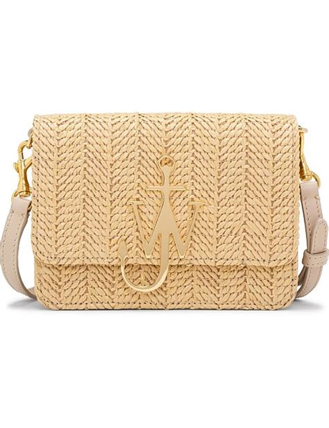 david jones raffia bag